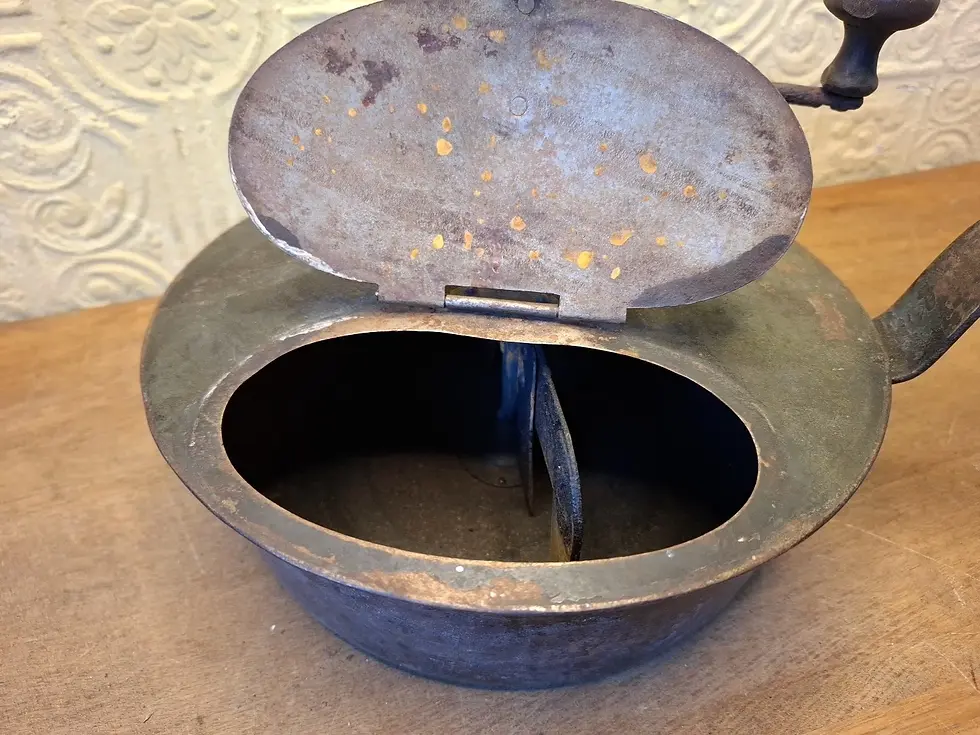 Thumbnail: Vintage French Chestnut Roaster  Pan
