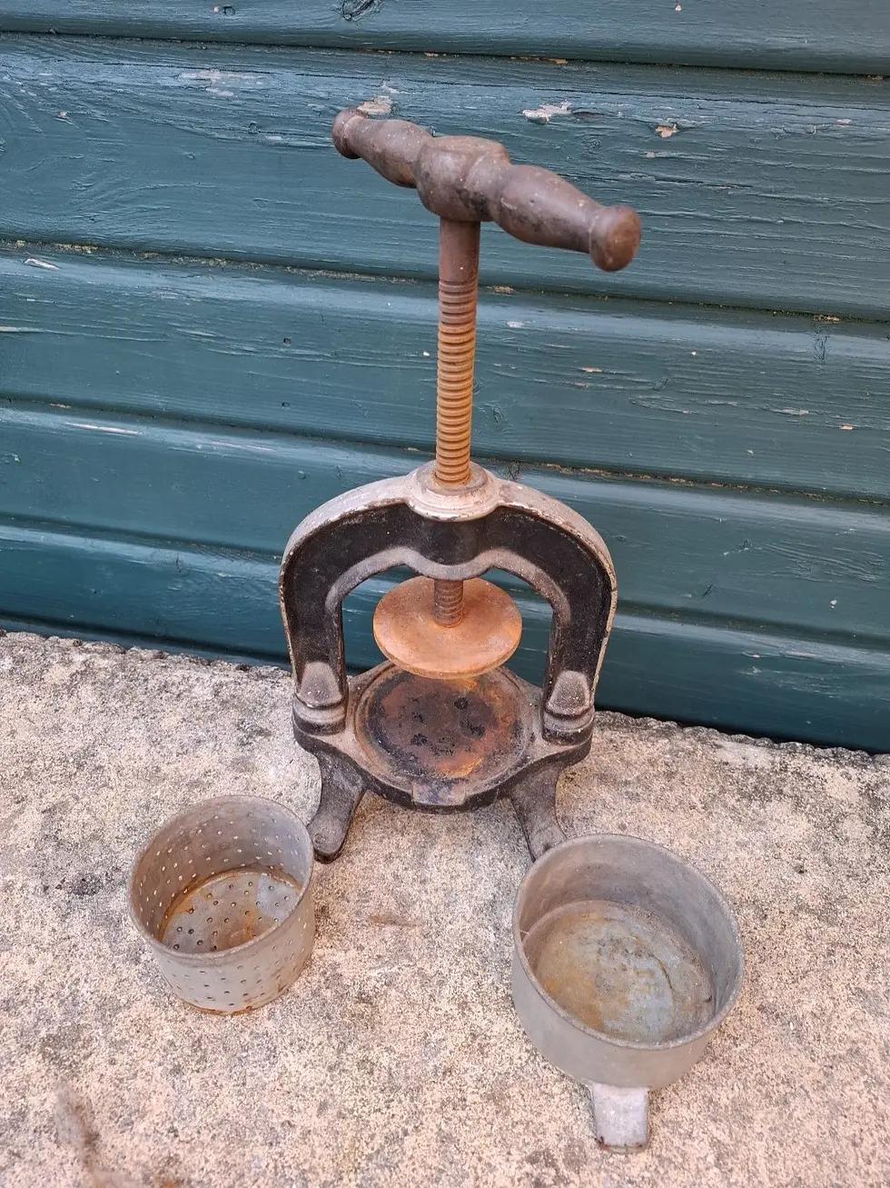 Thumbnail: Antique French Cast Iron Fruit Press