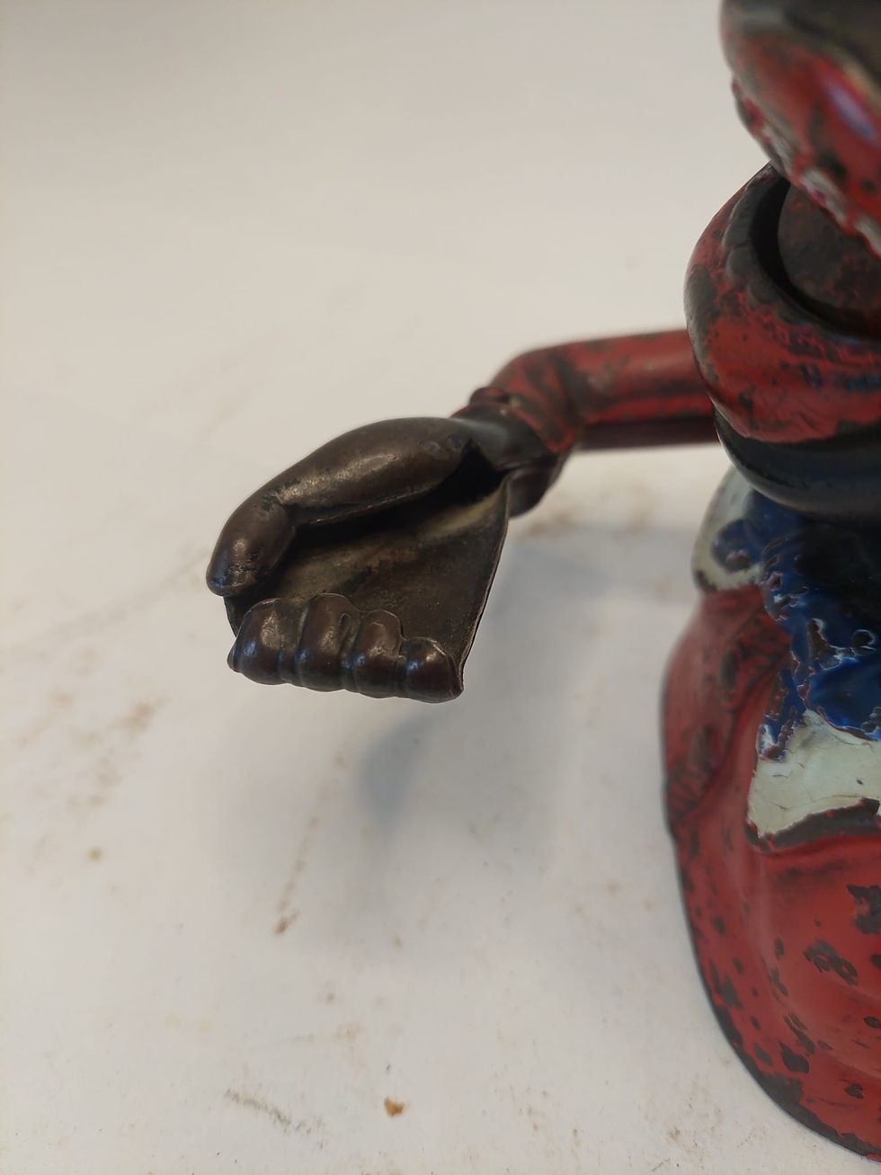 Thumbnail: Antique Original Cast Iron Money Box