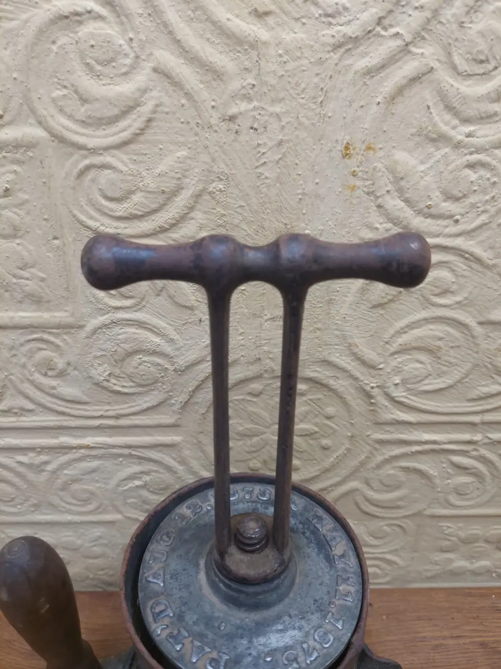 Thumbnail: Antique Fruit Press Dated 1873