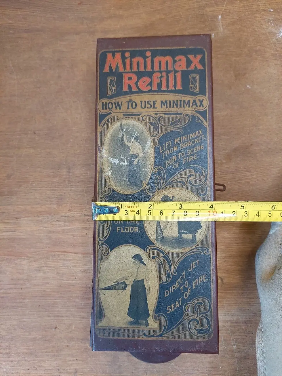 Thumbnail: Antique "Minimax Refill" 1900s Fire Extinguisher