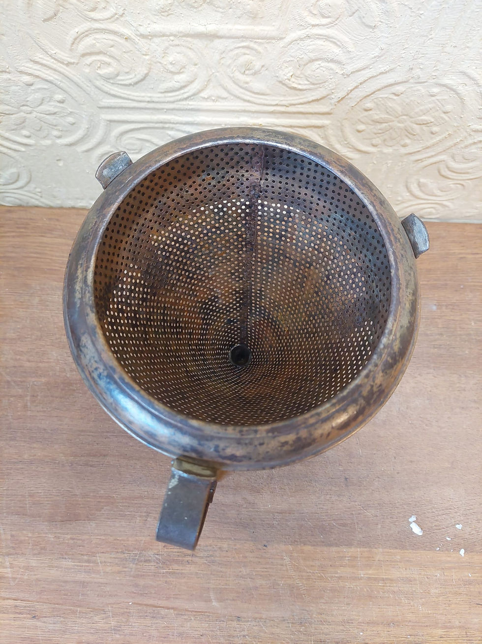 Thumbnail: Antique French "Mousse" Strawberry Crusher Pestle & Mortar