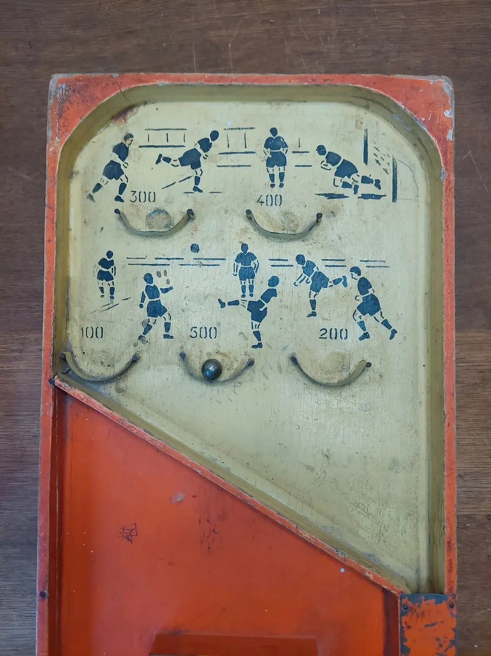 Thumbnail: Vintage French Table Top Pinball Bagatelle Billard Damato