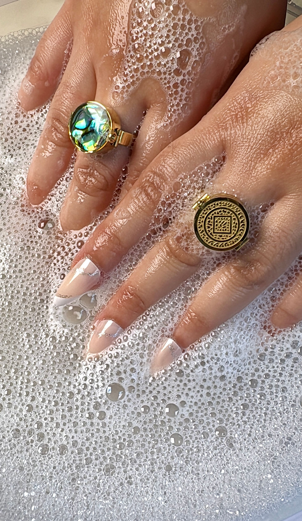 Thumbnail: Abalone Lip Balm Ring