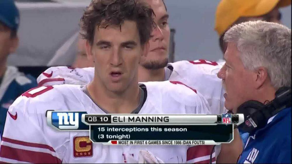 Mr Bigleys inspirations Eli Manning