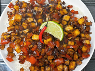 Crispy Tofu Sisig