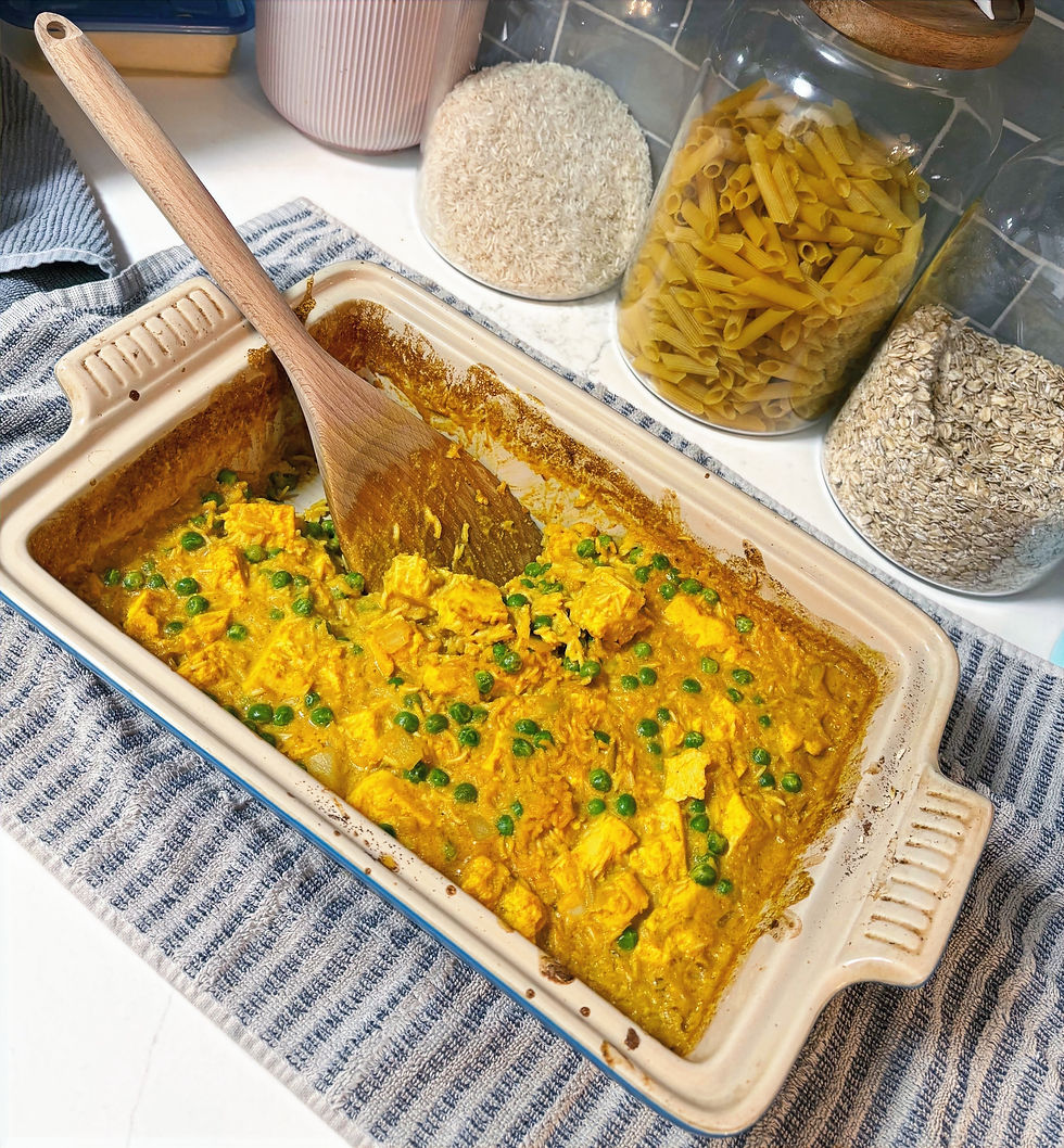 Butter Tofu Dump & Bake
