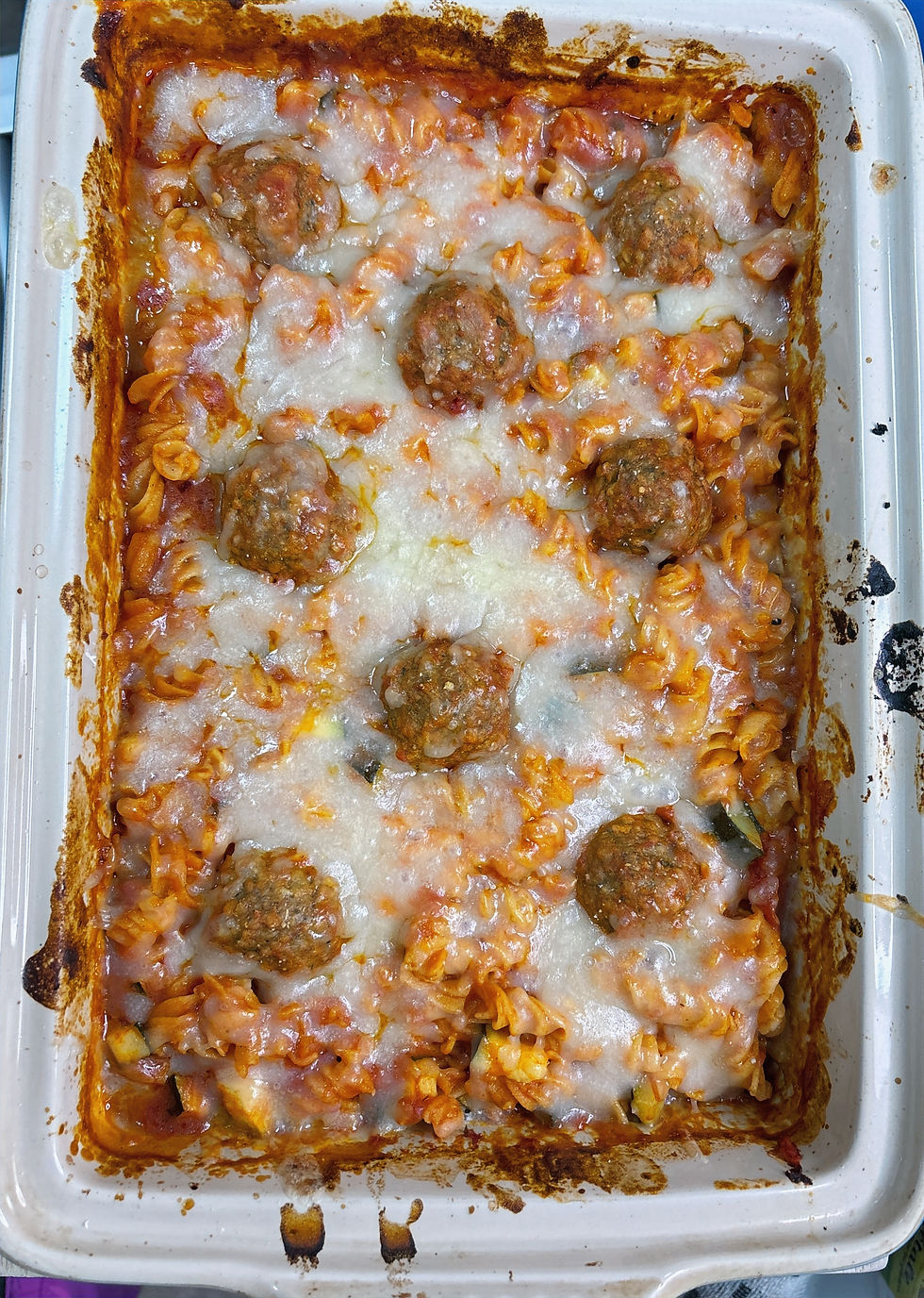 Veggie Ball Pasta Dump & Bake