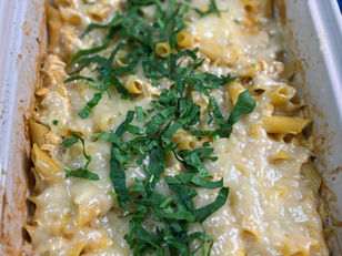 Tofu Alfredo Dump & Bake