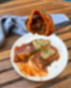 Roasted Sweet Potato & Black Bean Enchiladas