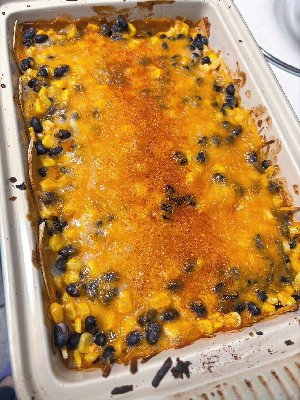 Easy Enchilada Casserole (Vegan & Gluten-Free)