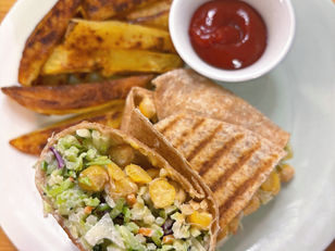 Buffalo Ranch Chickpea Wrap