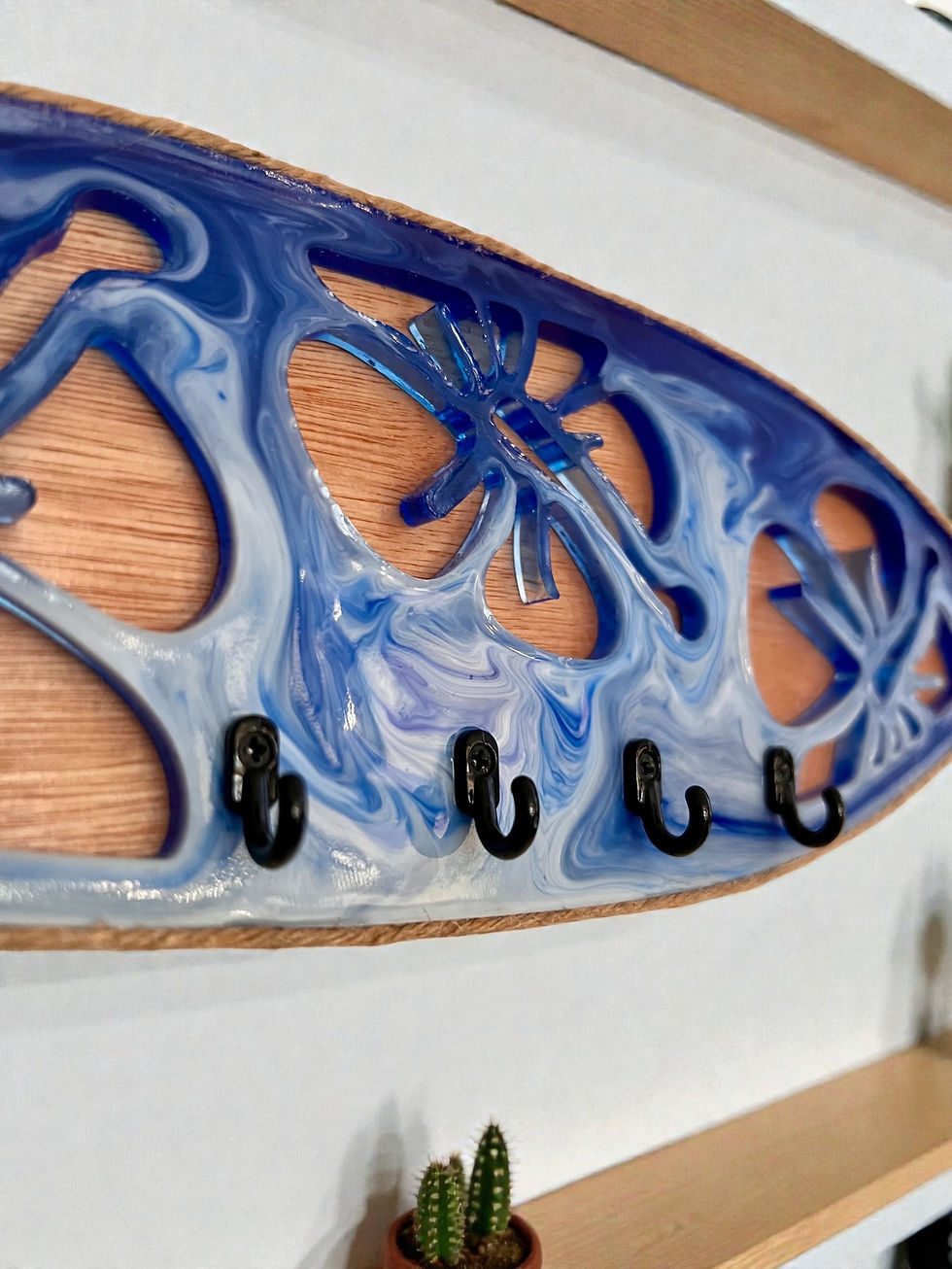 Miniature : Porte clés mural artisanal CR-29