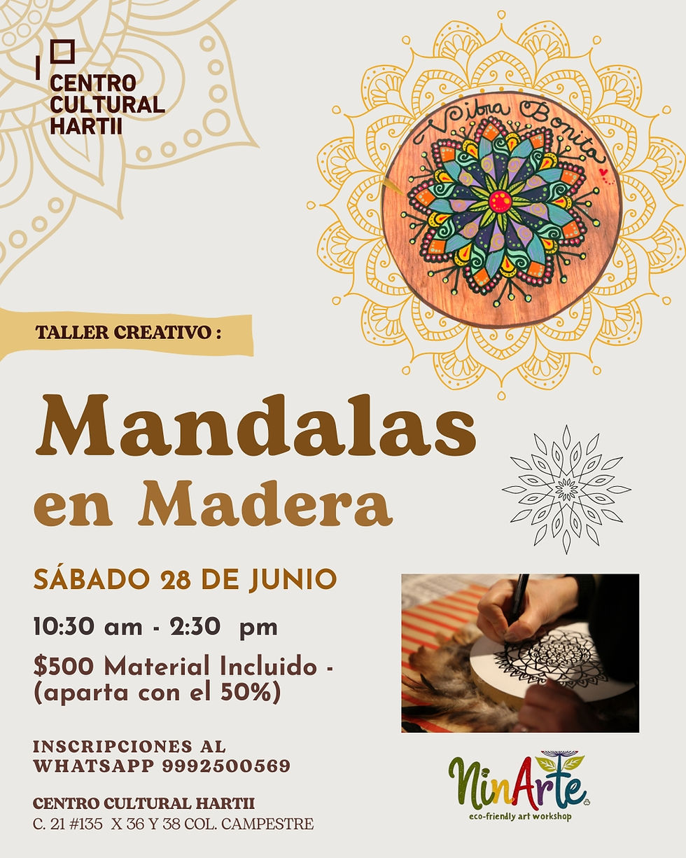 Taller de Mandalas en Madera