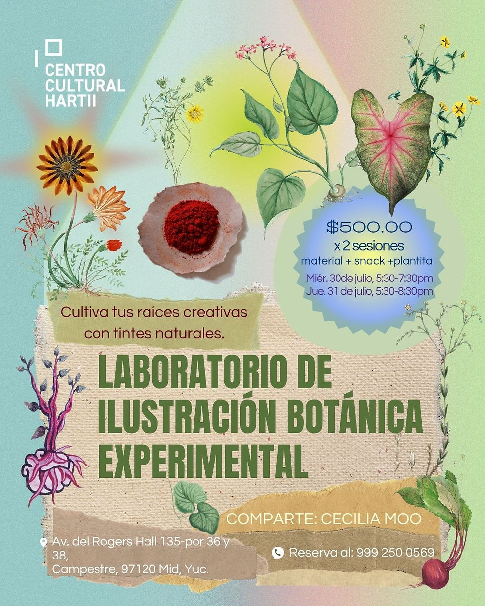 Laboratorio de Ilustración Botánica con Cecilia Moo