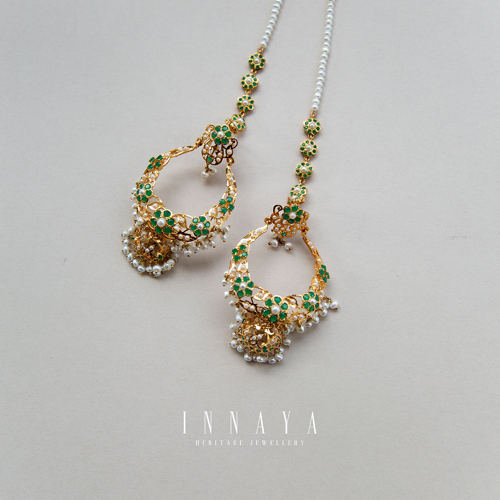 Thumbnail: Liyah Chaand Bali Earrings