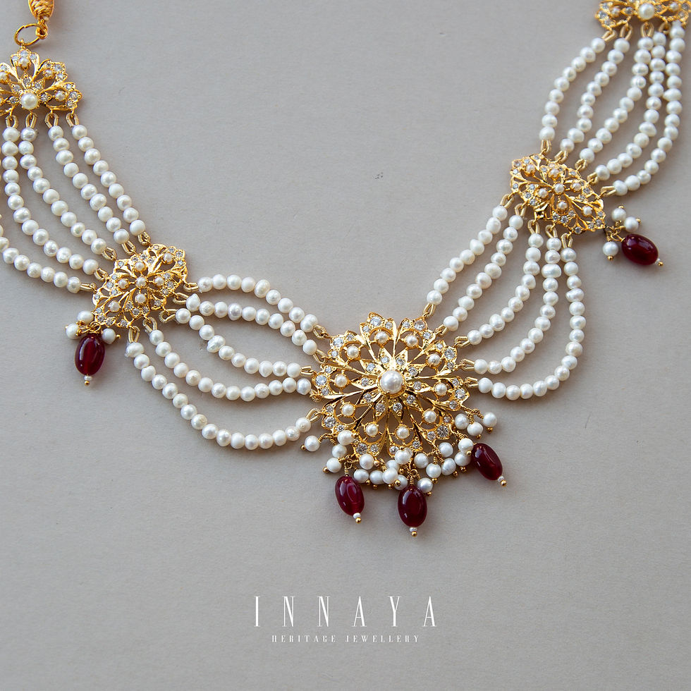 Thumbnail: Yamin Necklace Garnet Pre Order