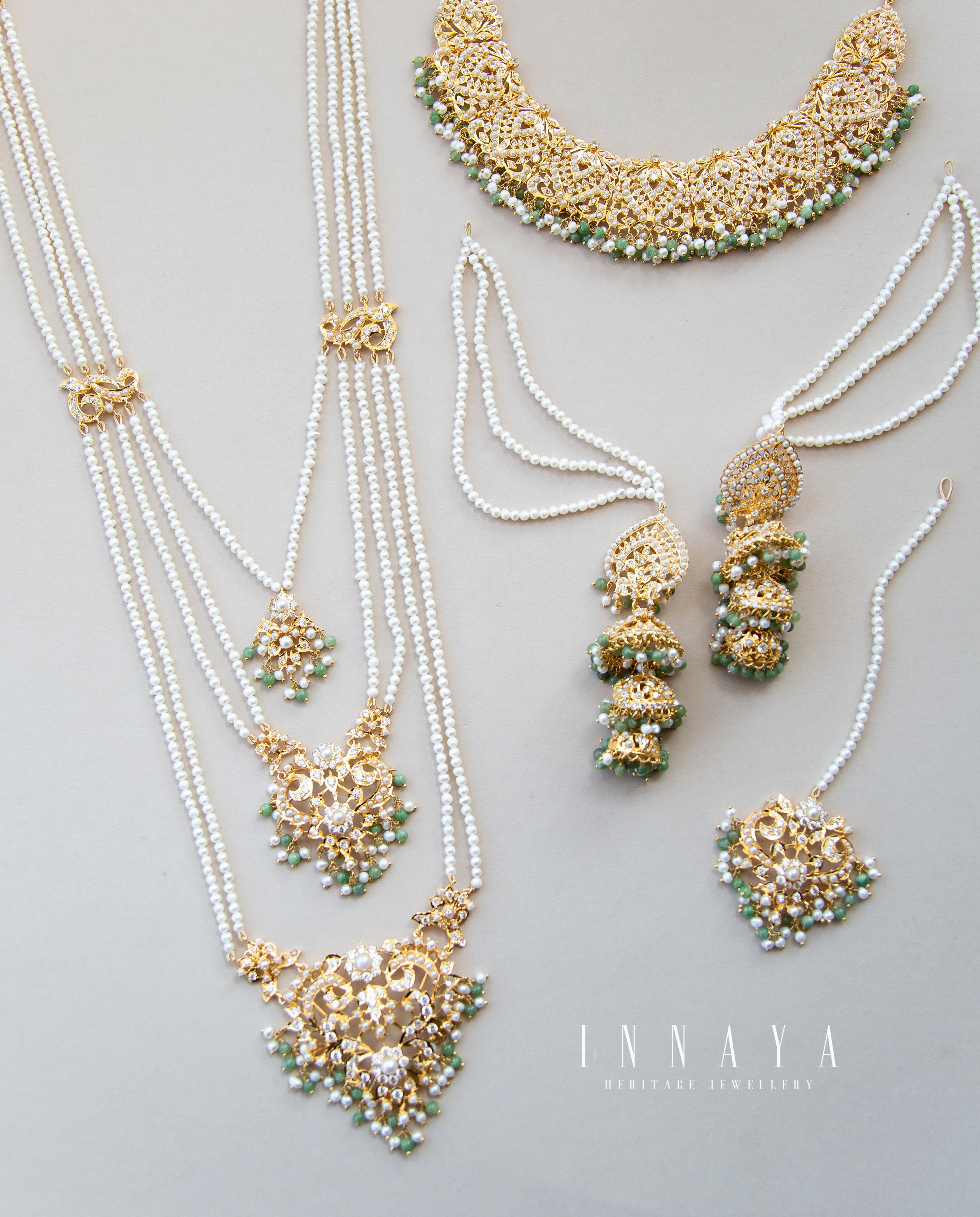 Khyber & Falak Bridal Set Jade Pre Order