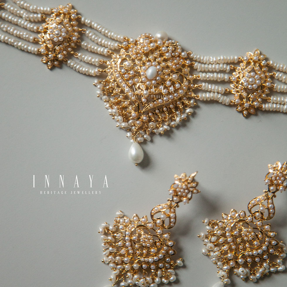 Thumbnail: Esmet Choker & Chameli Earrings Pre Order 