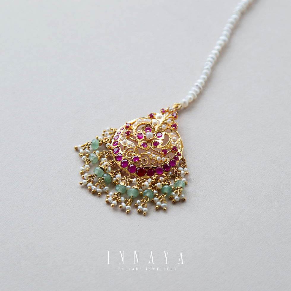 Thumbnail: Jadu Zarqaa Bridal Set