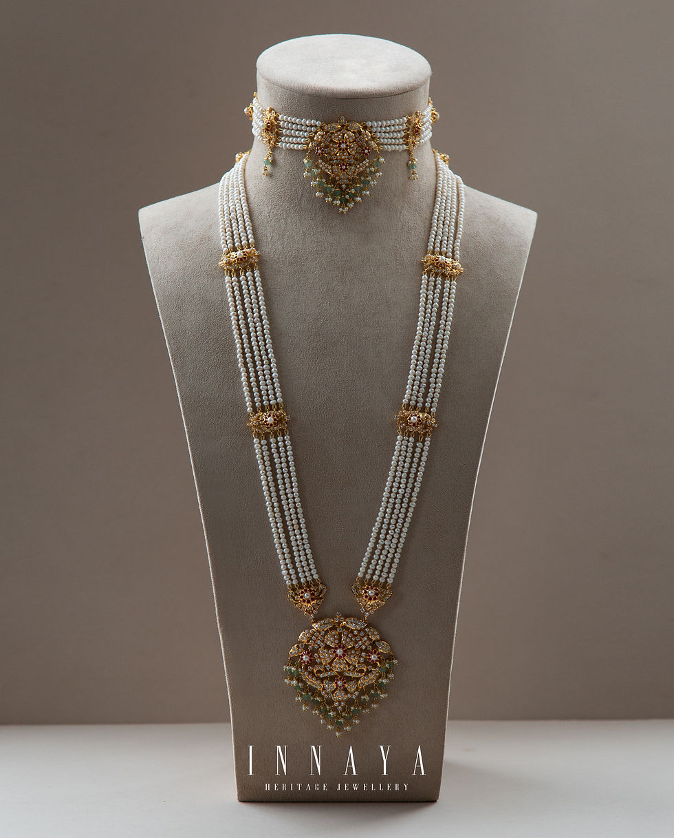 Thumbnail: Abeera Zarqaa Bridal Set Jade Pre Order