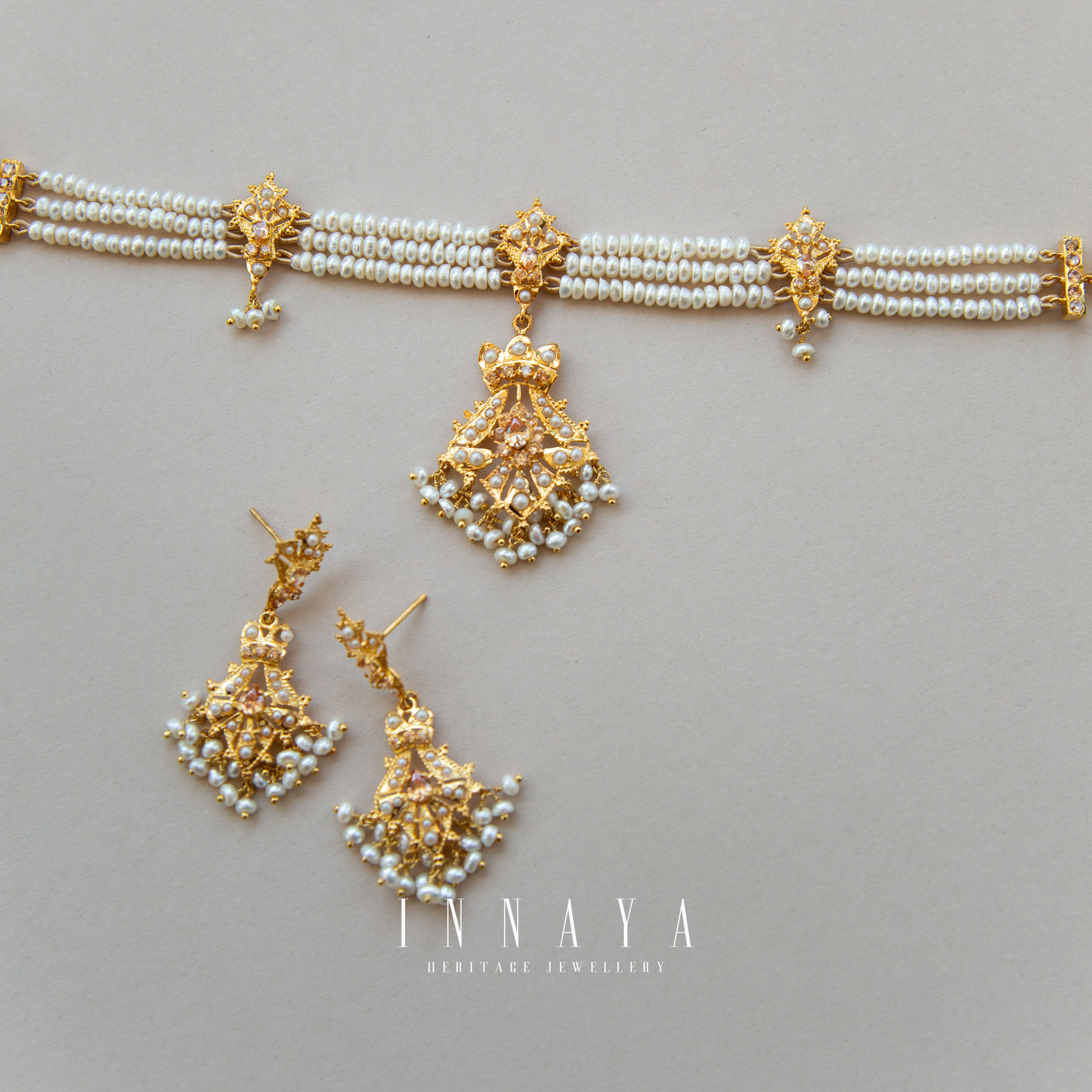 Imani Set Pearl
