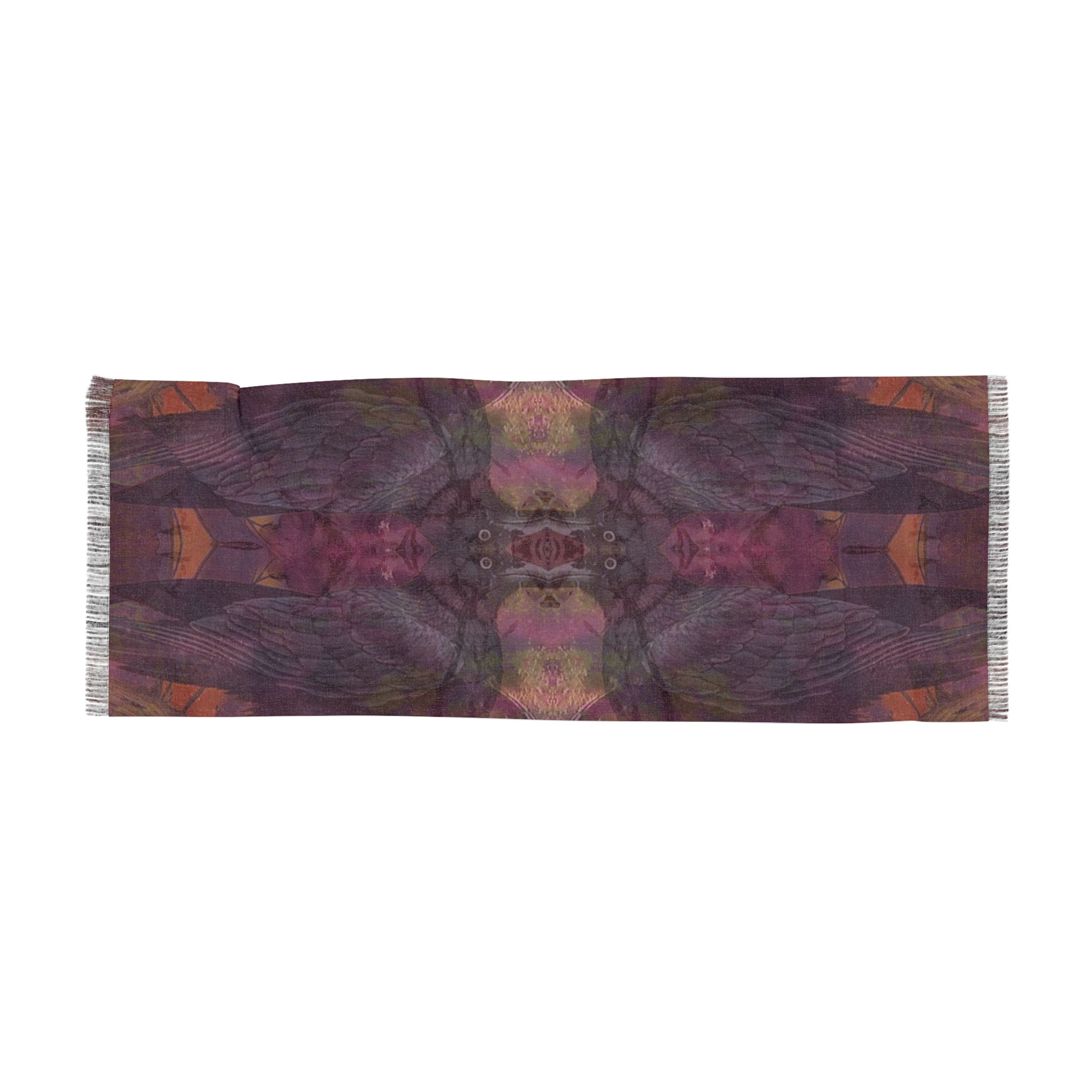 Light Scarf – Boho Abstract Velvet Patterned Fashion Scarf for Women