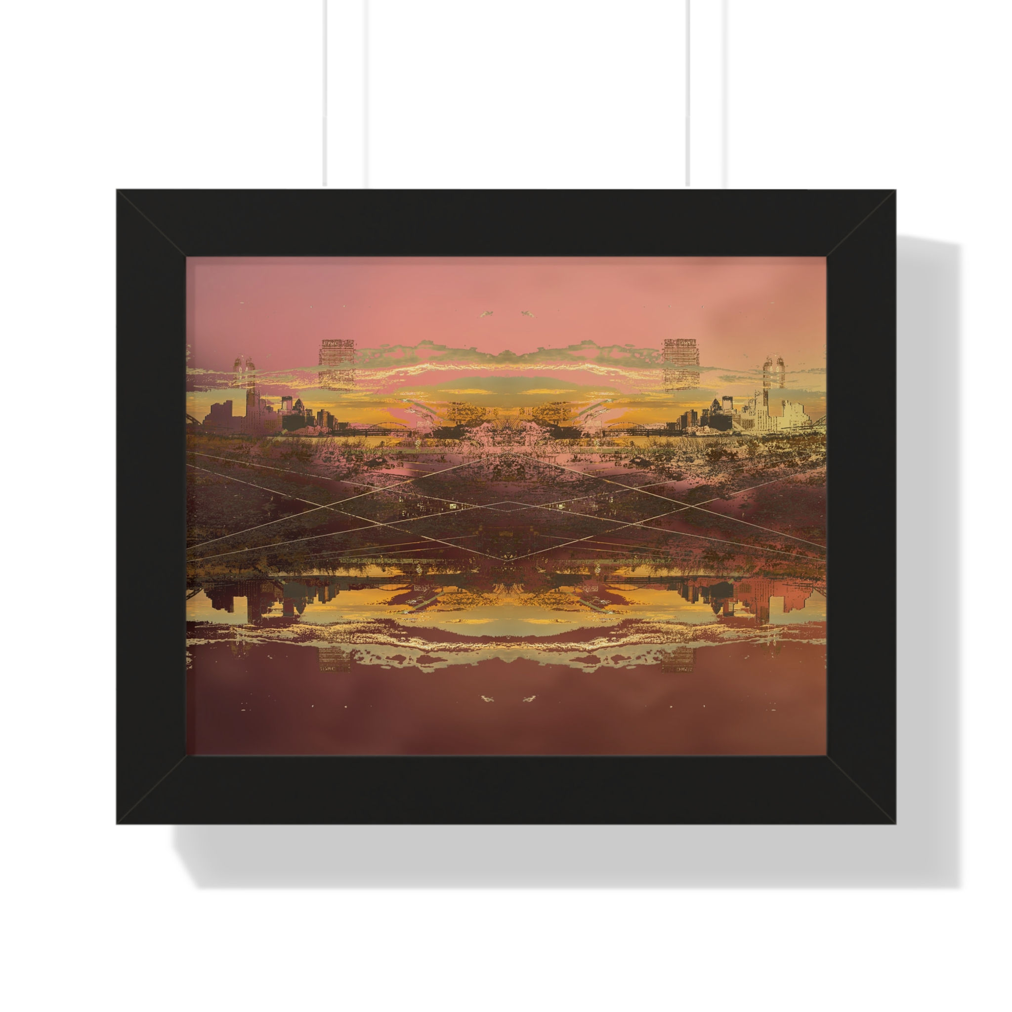 I Stayed Up All Night and All I Got Was This Glorious Sunset Framed Poster 