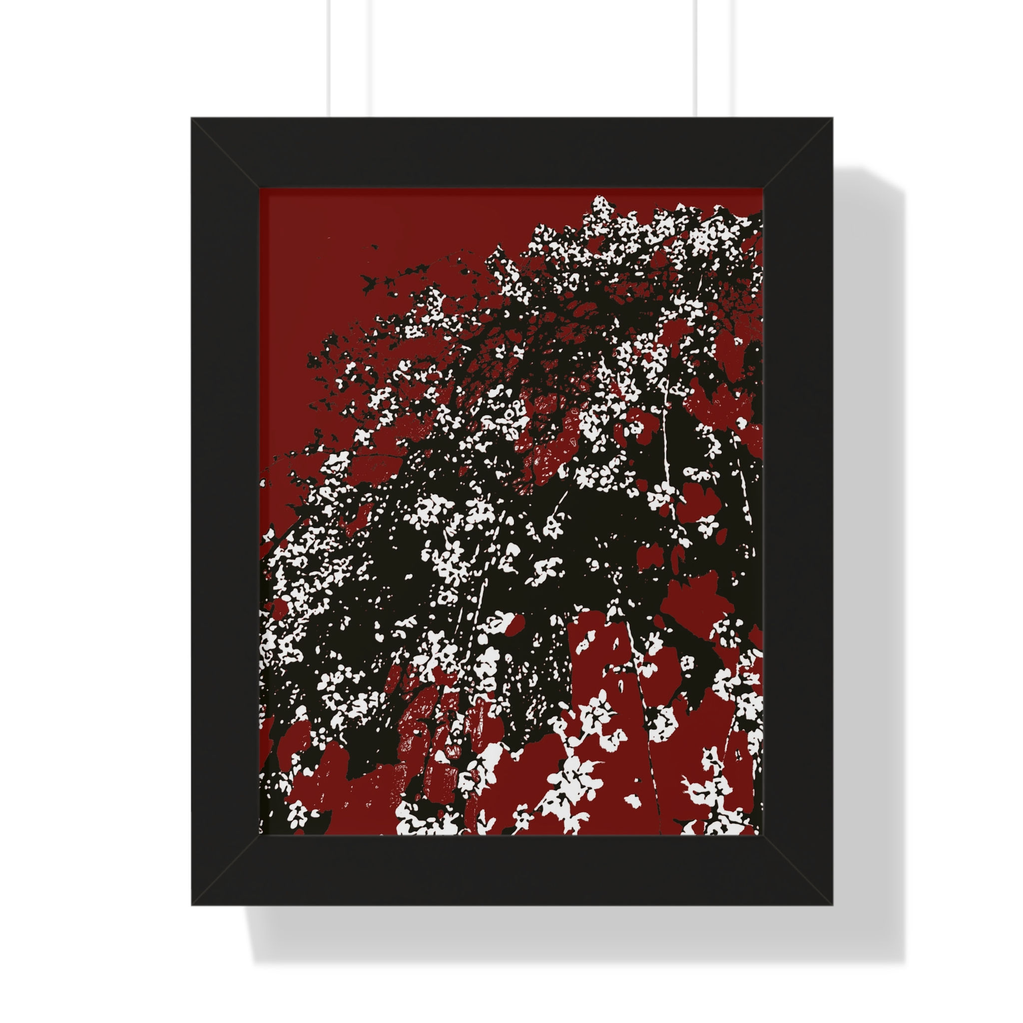 Copy of Framed Poster — Mad Blossoms Abstract Art