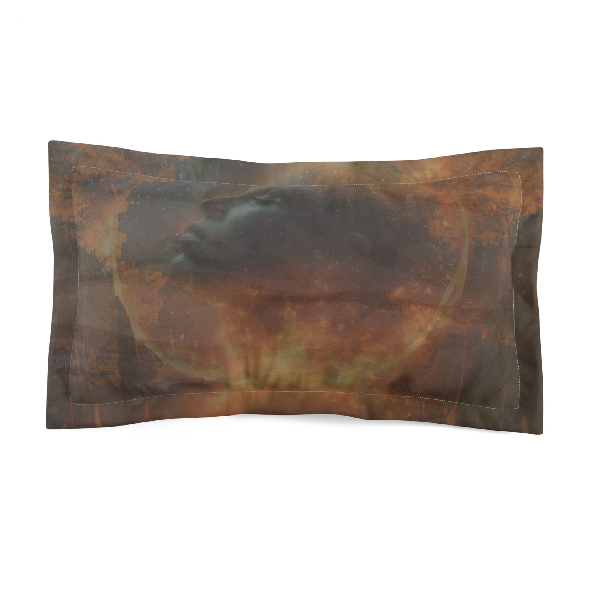 Fire Circle Microfiber Pillow Sham