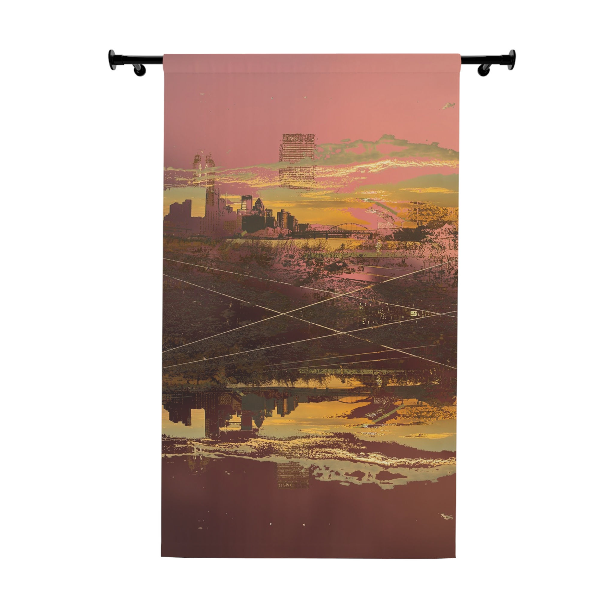 I Stayed Up All Night and All I Got Was This Glorious Sunrise Curtain Panel Left