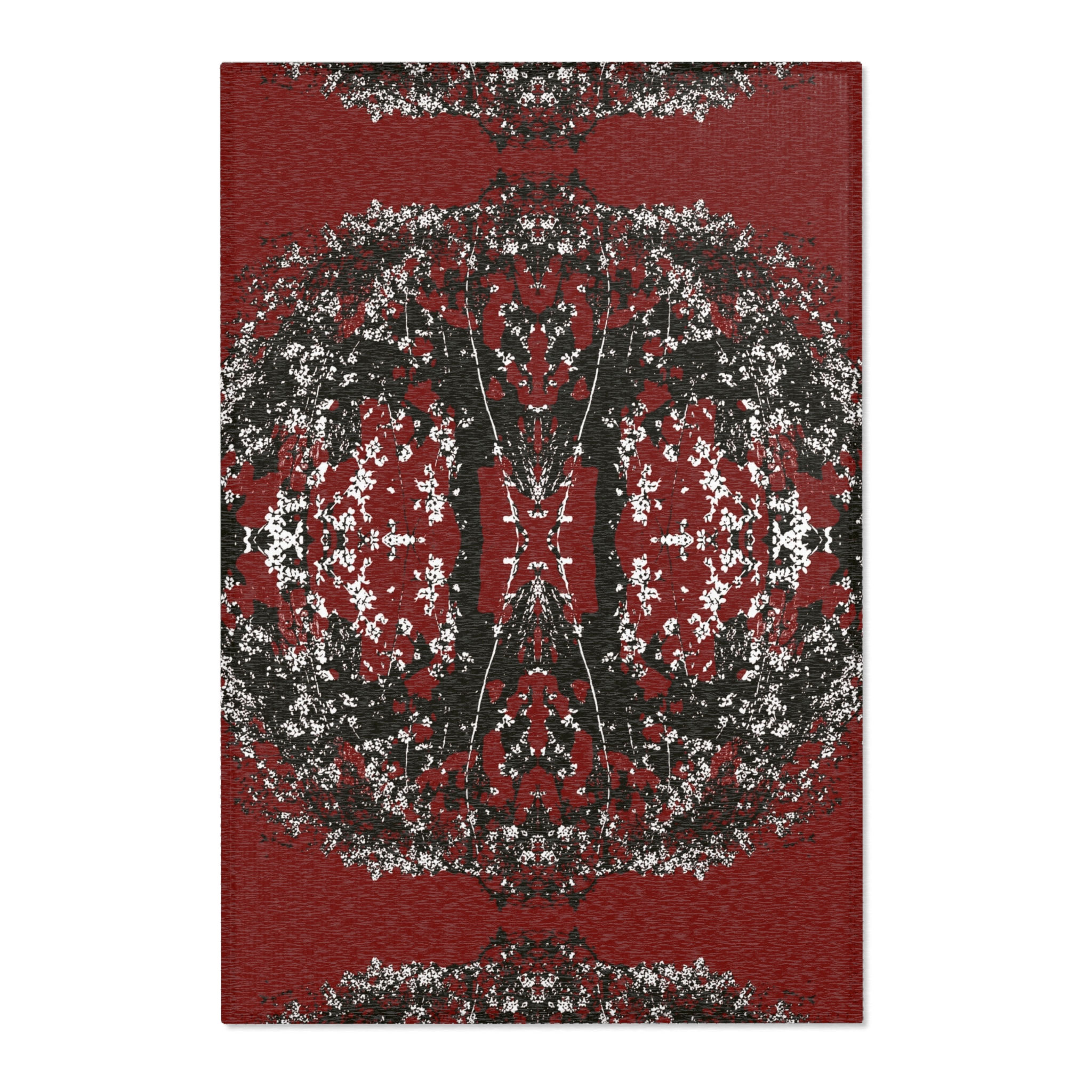 Mad Blossoms Area Rug — Nature-Inspired Decorative Accent Rug