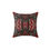 Thumbnail: Mad Blossoms Mandala Pillow — Faux Suede Decorative Cushion