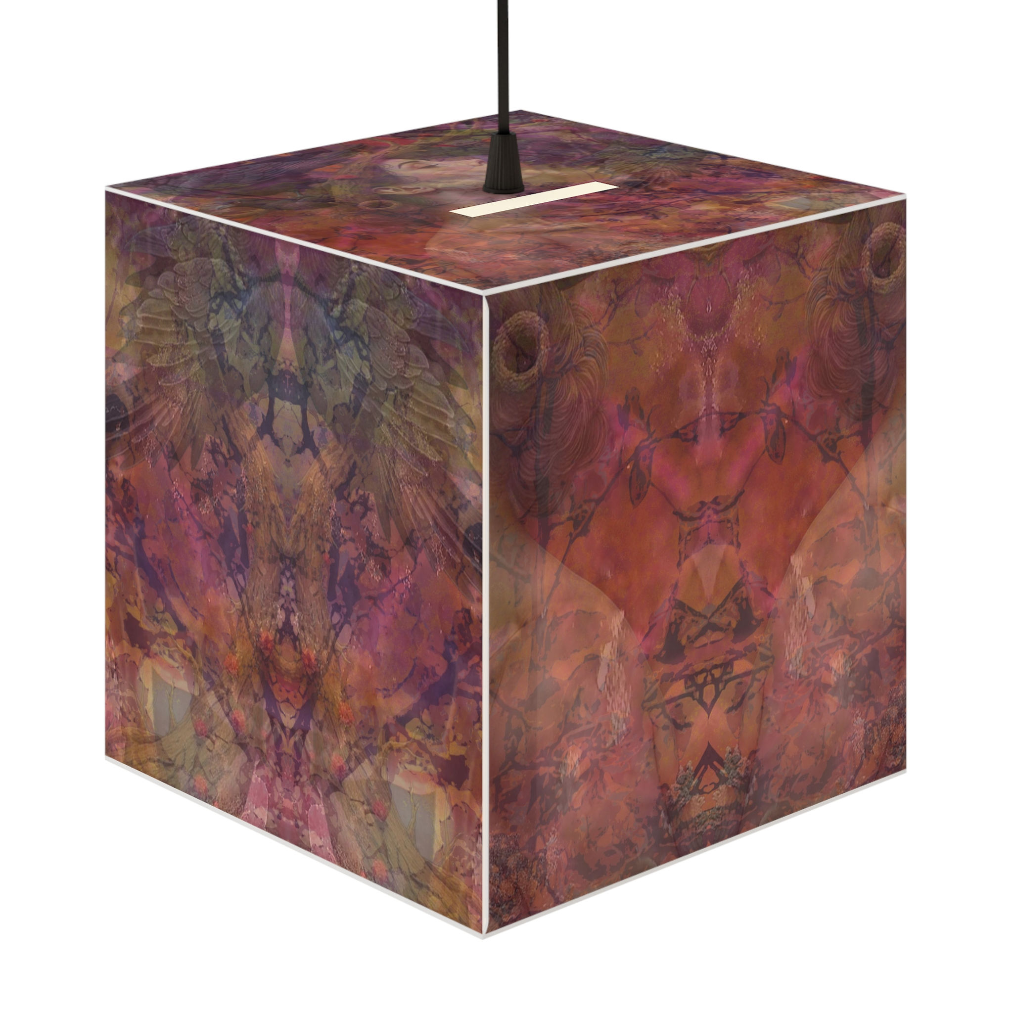 Brazen Hanging Light Cube