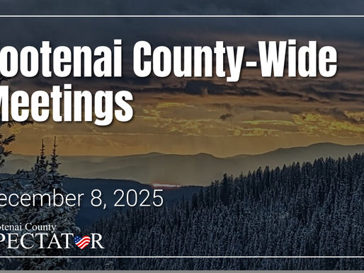 Kootenai County-Wide Meetings Week of 12/8