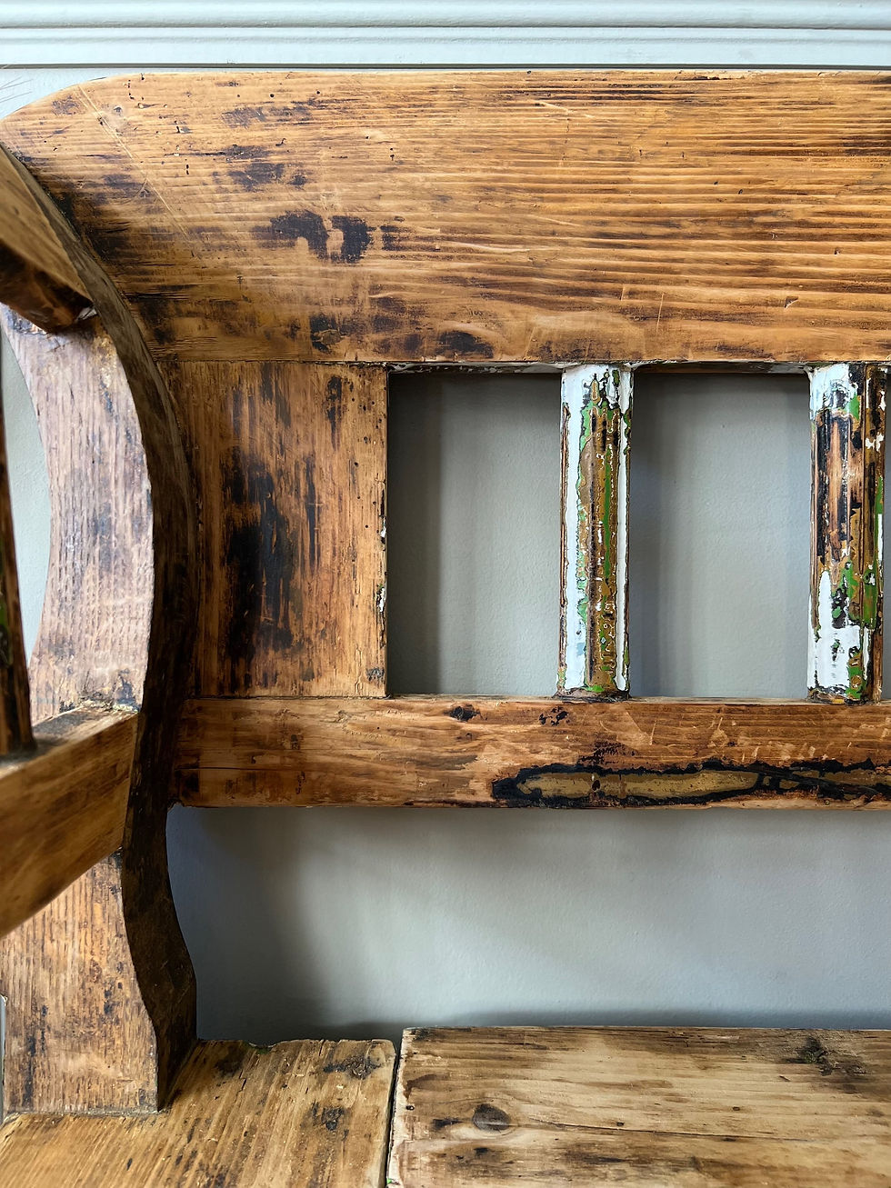 Thumbnail: Antique Swedish Storage Bench