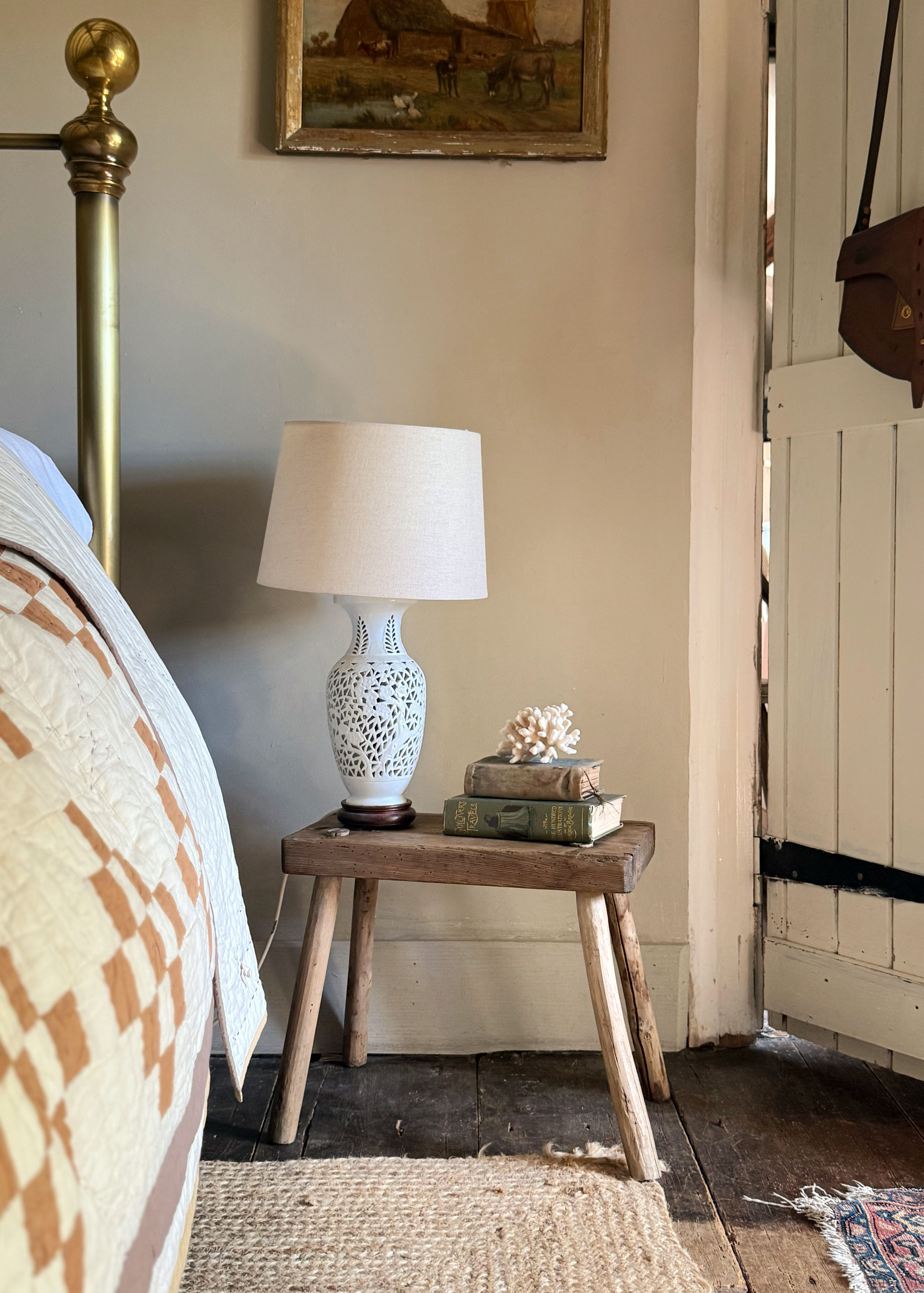 Antique Wooden Stool