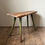 Thumbnail: Vintage Wooden Stool with Painted Legs