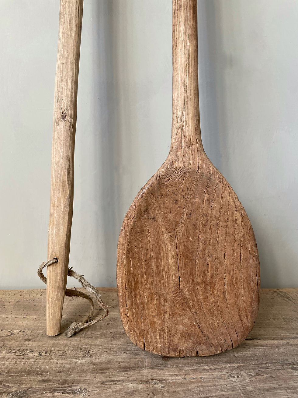 Thumbnail: Pair of Vintage Wooden Utensils