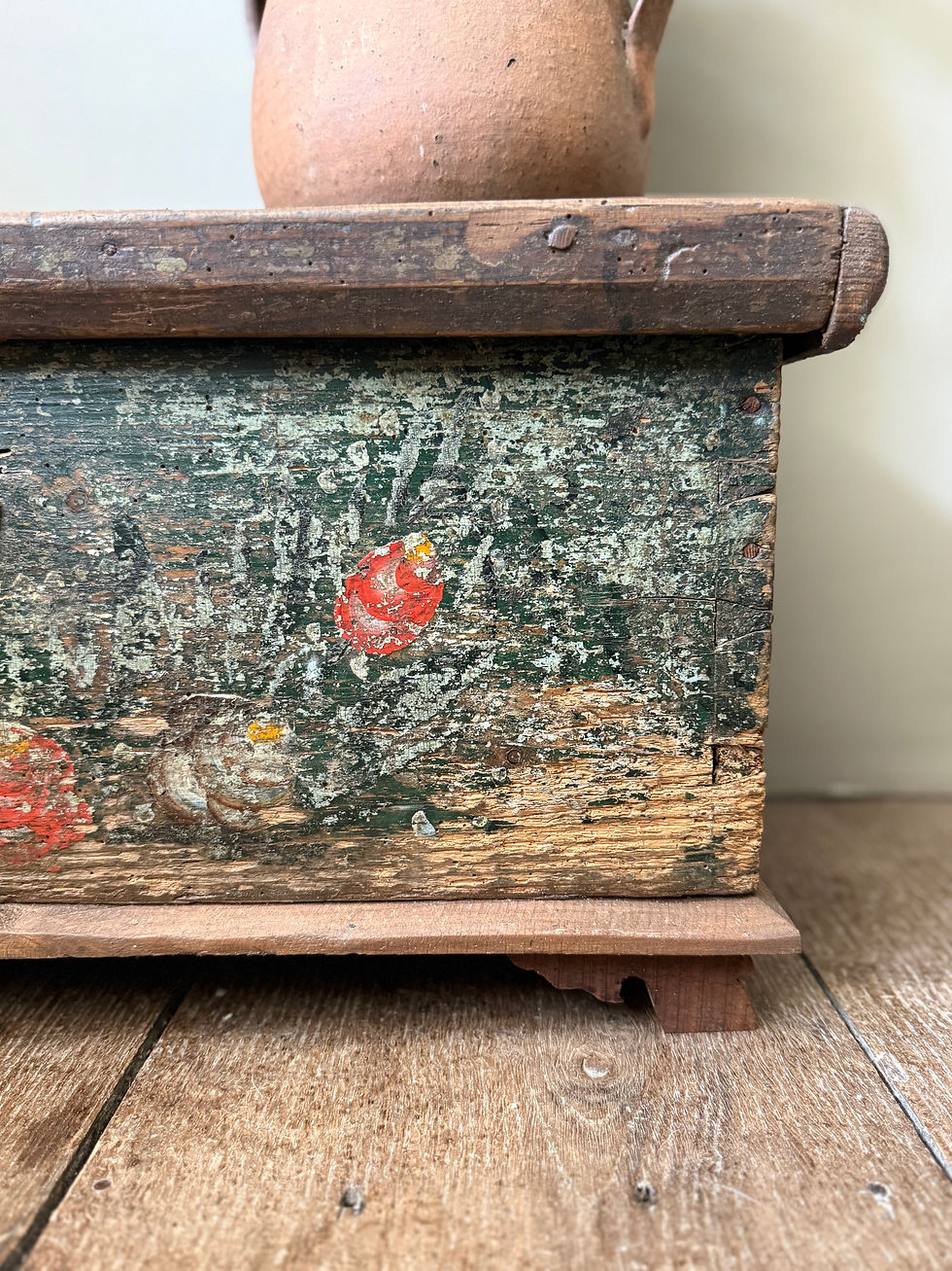 Thumbnail: Small 18th Century Folk Art Chest