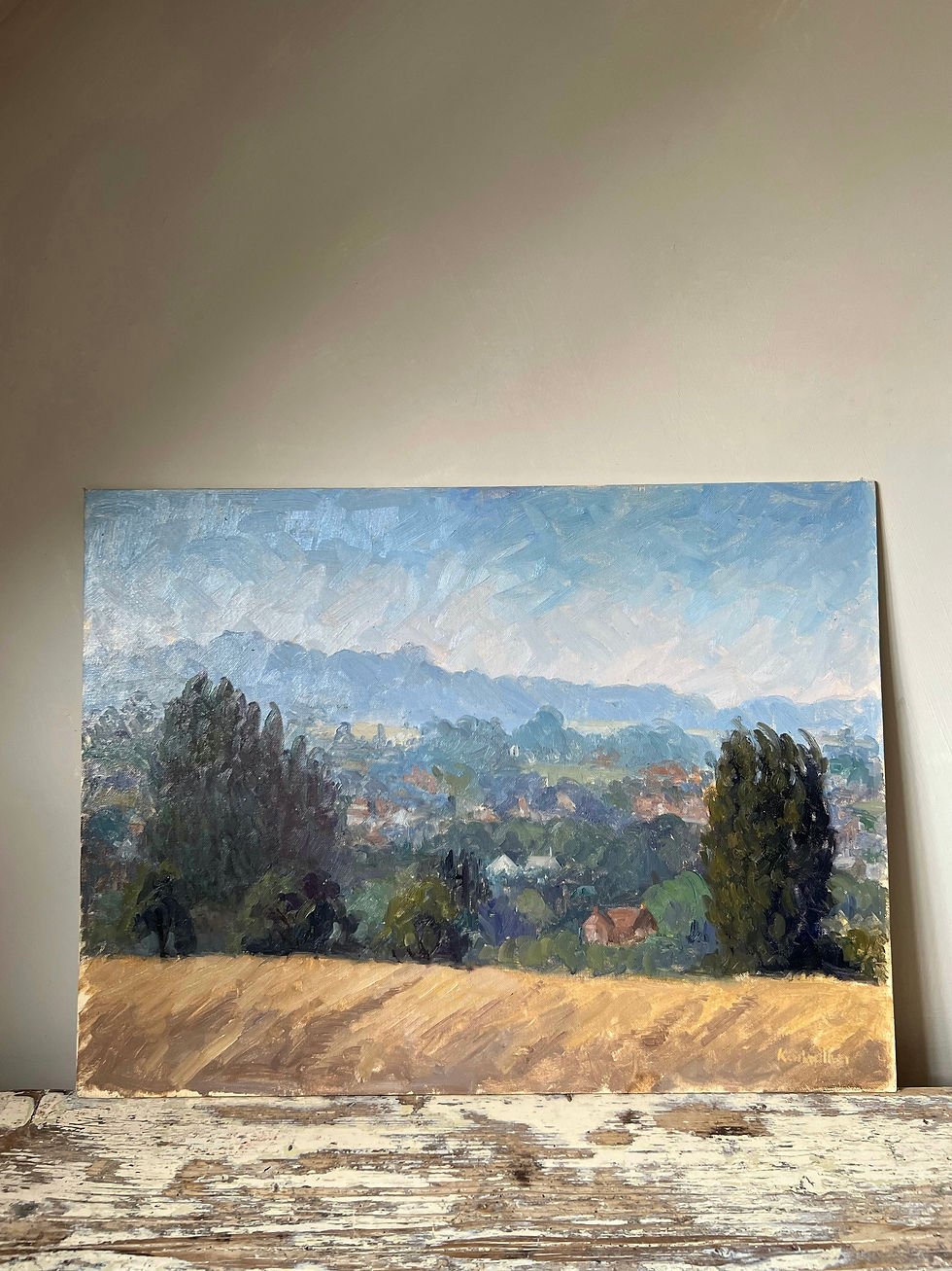 Thumbnail: Oil on Board of Landscape