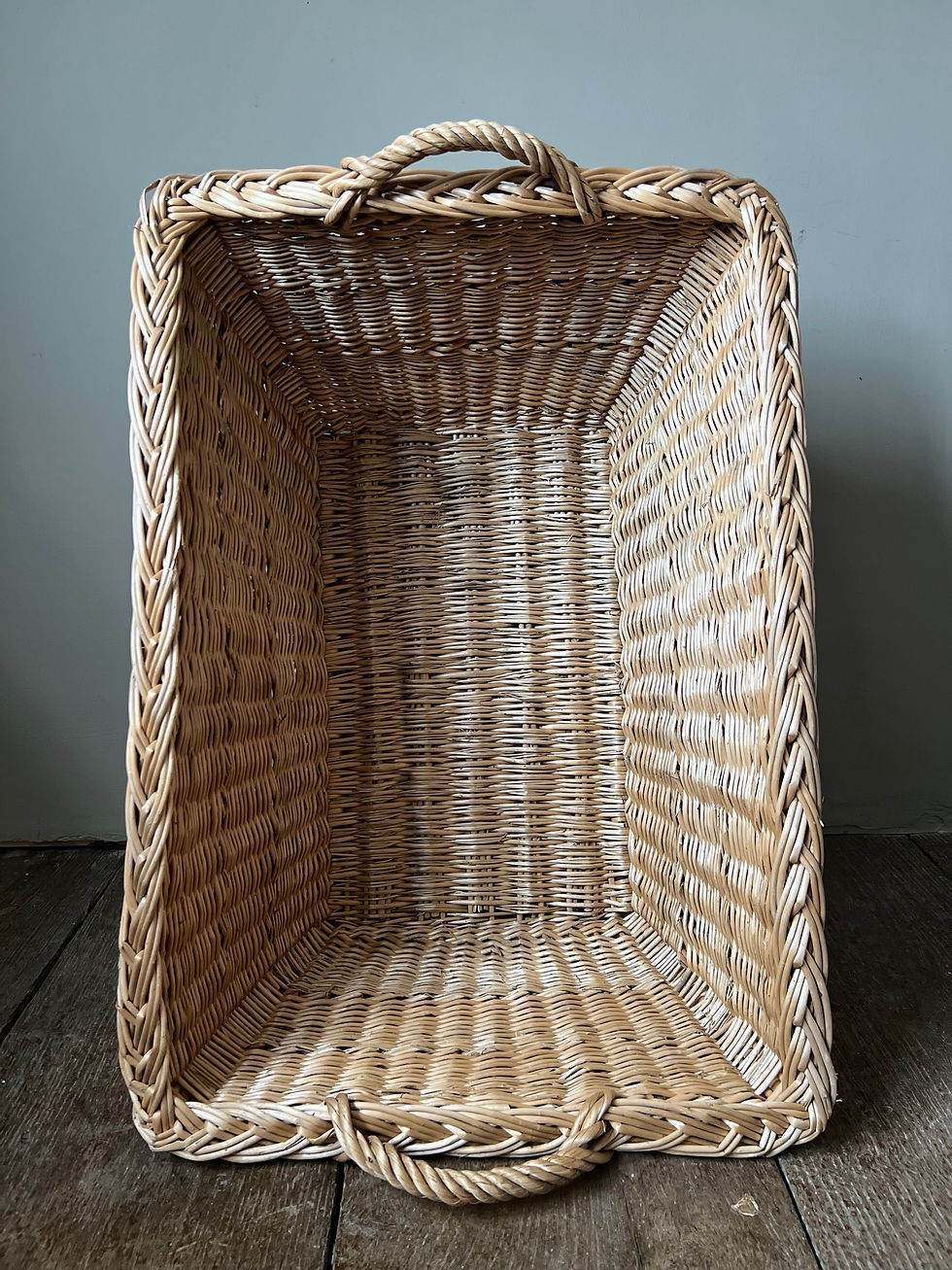 Thumbnail: Vintage French Laundry Basket - 2