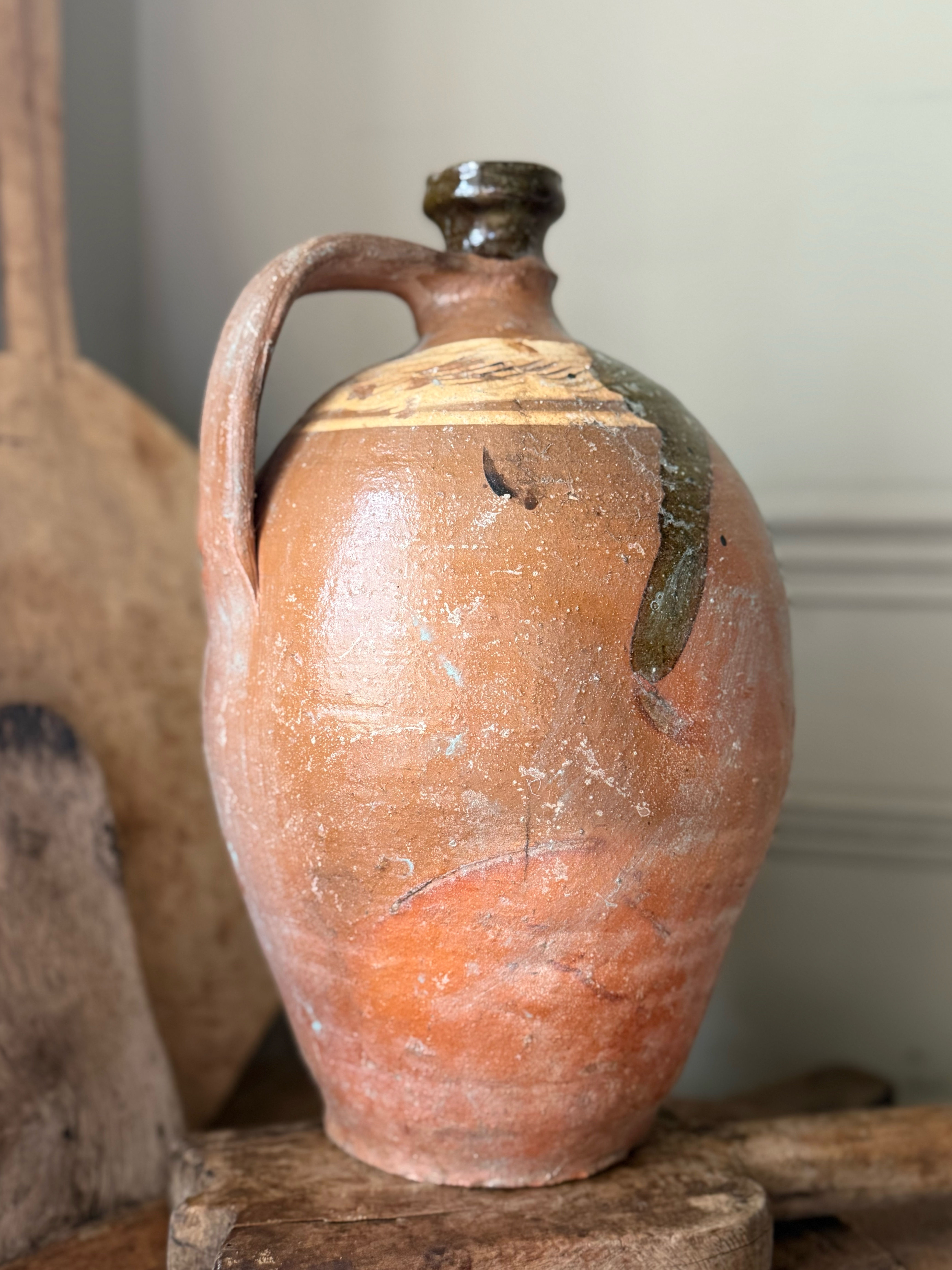 Glazed Terracotta Water Pot