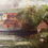 Thumbnail: Gilt Framed Oil on Board of River Scene