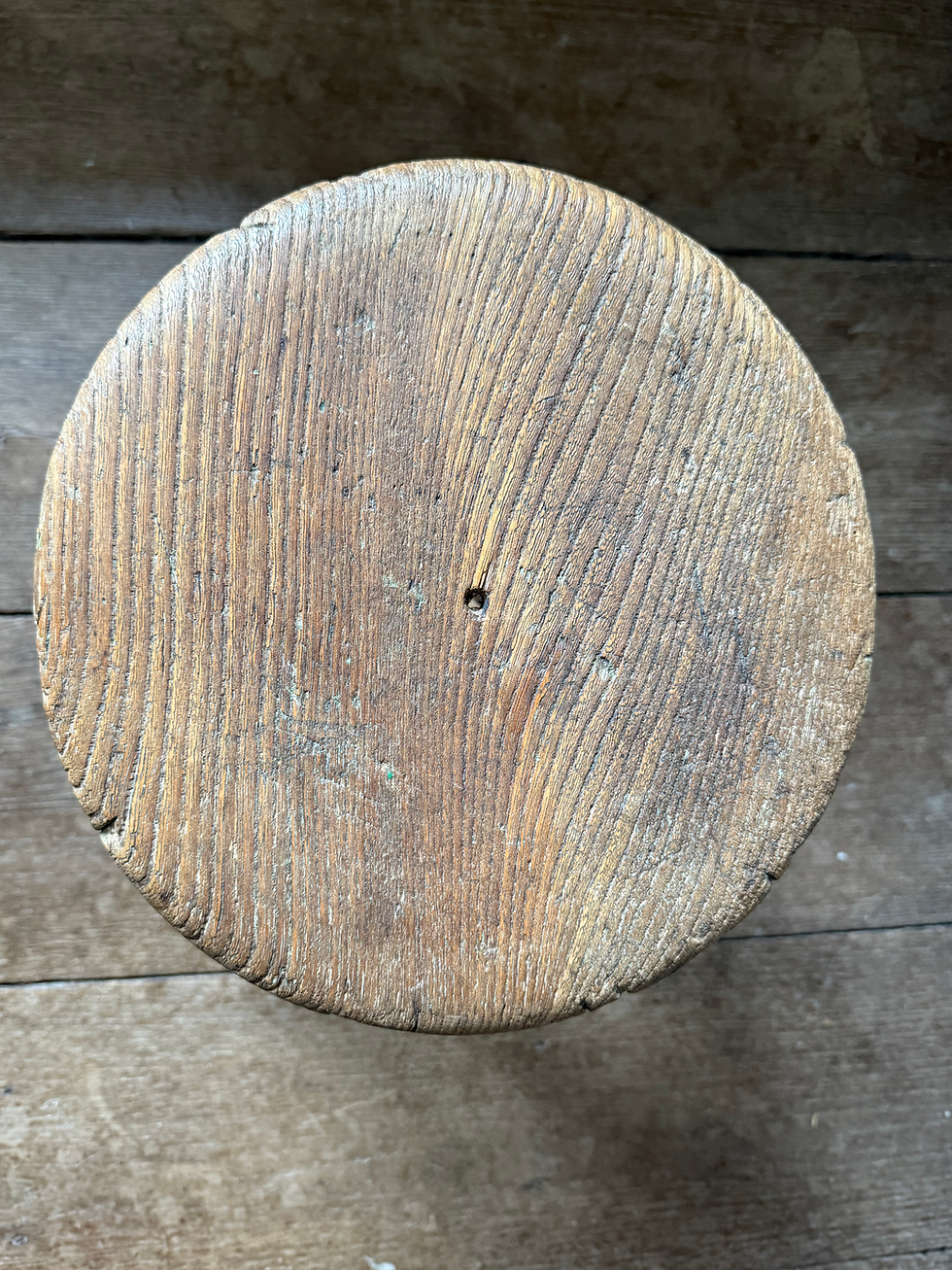 Thumbnail:  Antique Victorian Elm Stool