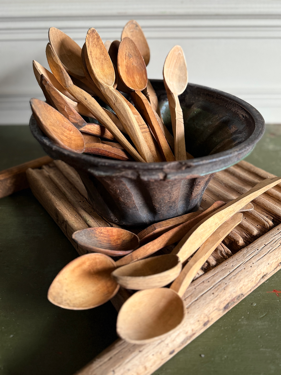 Thumbnail: Vintage Wooden Spoons