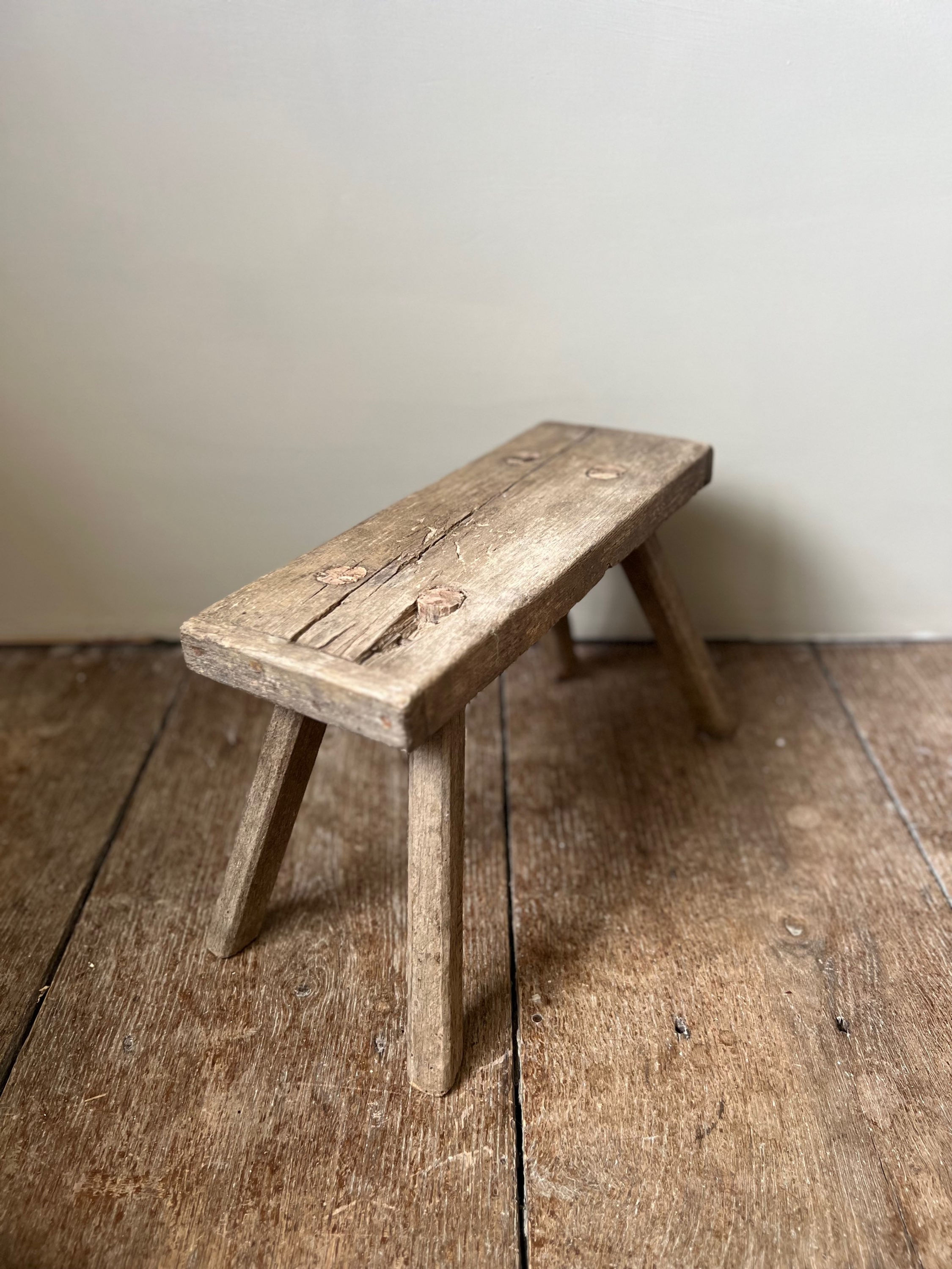 Rustic Wooden Stool