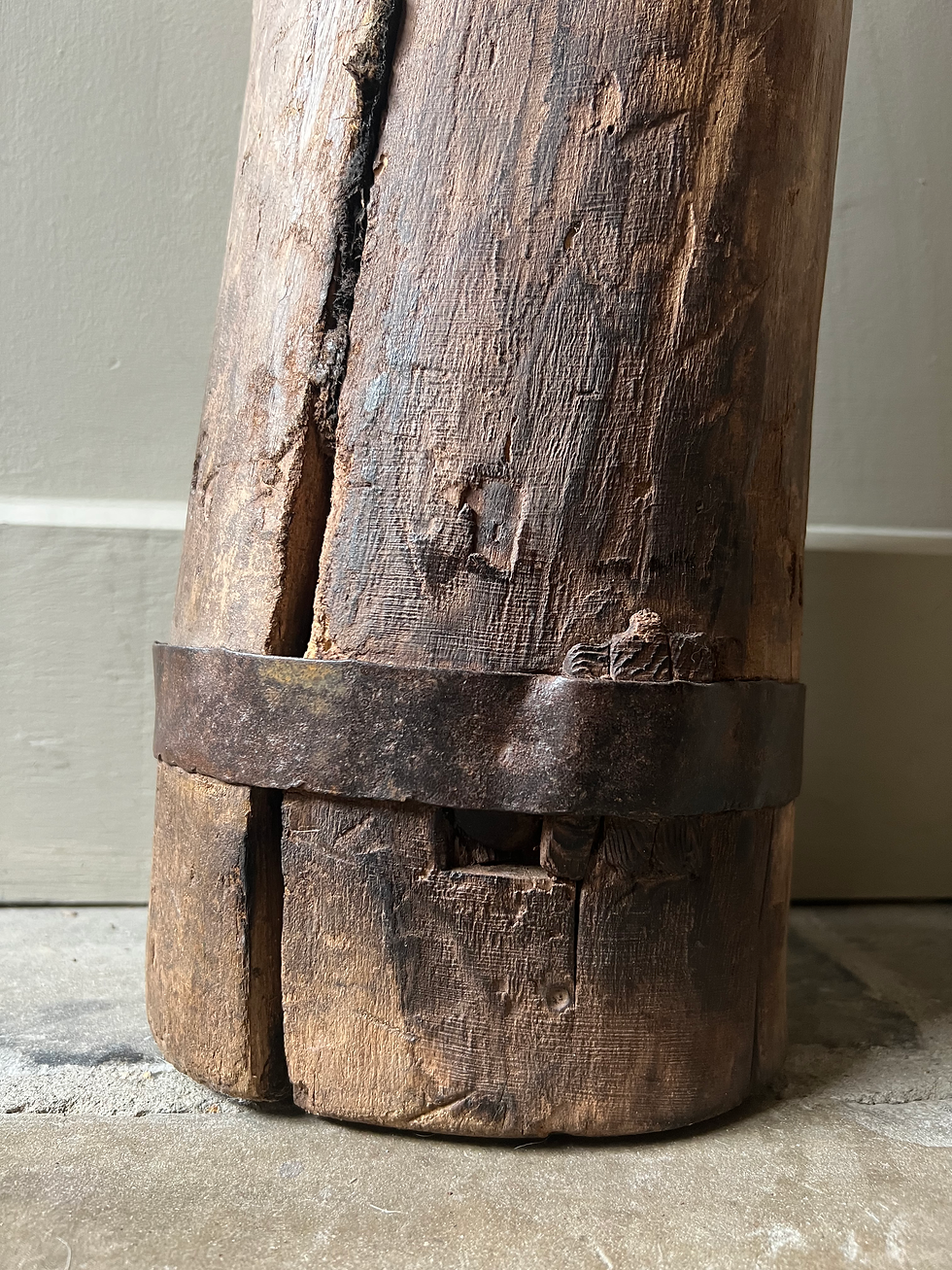 Thumbnail: Antique Wooden Mortar 