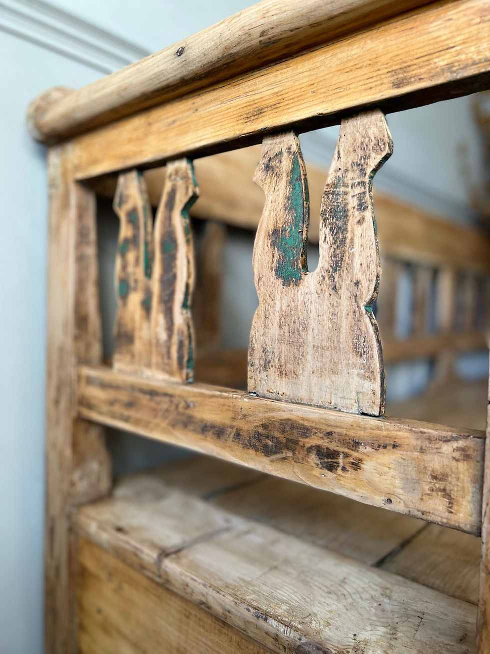 Thumbnail: Antique Hungarian Storage Bench