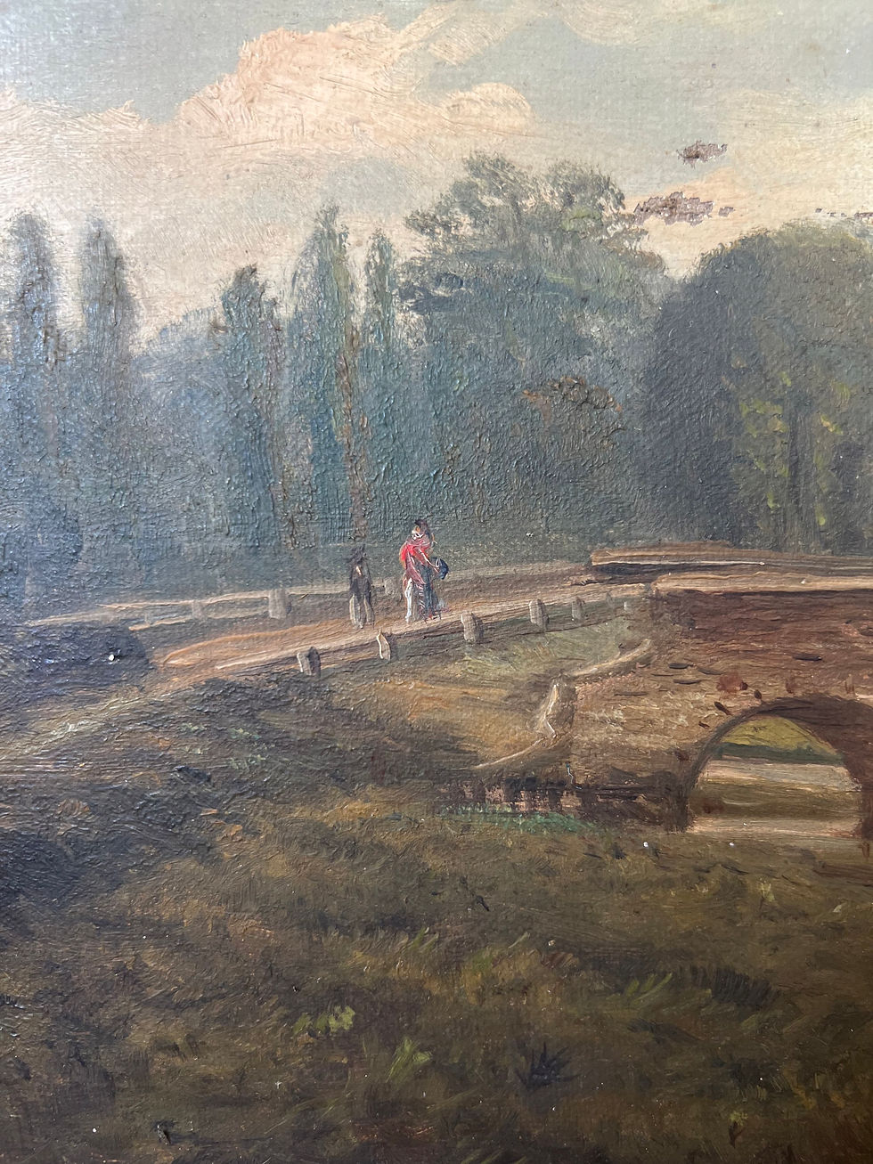 Thumbnail: Gilt Framed Oil on Canvas